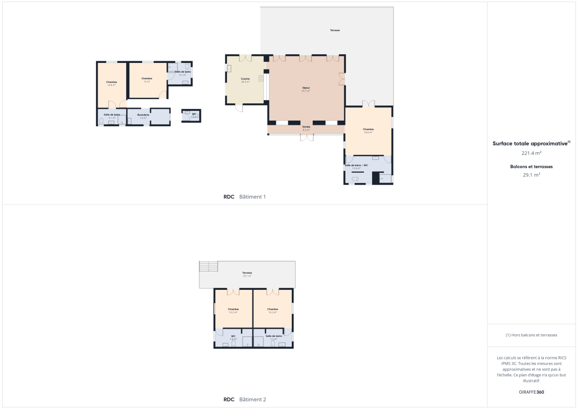 39 Location villa 10 personnes martinique bungalow - plan 